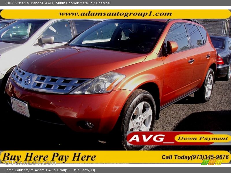 Sunlit Copper Metallic / Charcoal 2004 Nissan Murano SL AWD