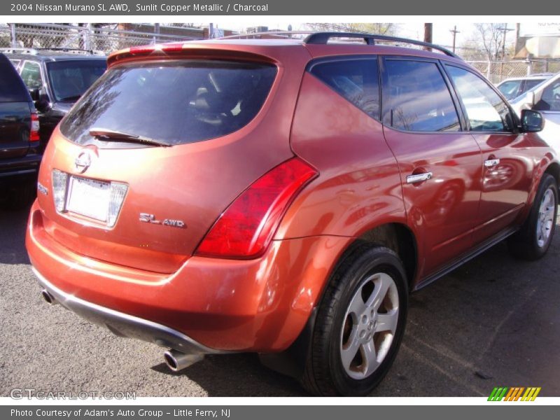 Sunlit Copper Metallic / Charcoal 2004 Nissan Murano SL AWD