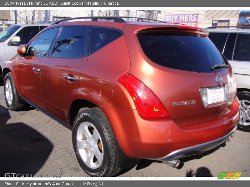 Sunlit Copper Metallic / Charcoal 2004 Nissan Murano SL AWD