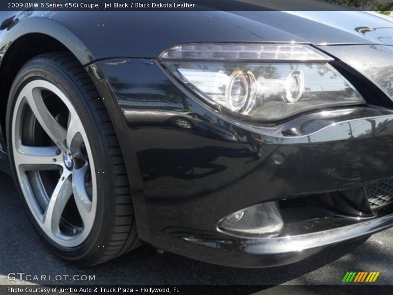 Jet Black / Black Dakota Leather 2009 BMW 6 Series 650i Coupe