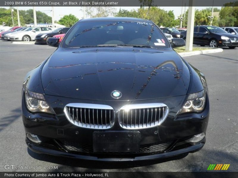 Jet Black / Black Dakota Leather 2009 BMW 6 Series 650i Coupe