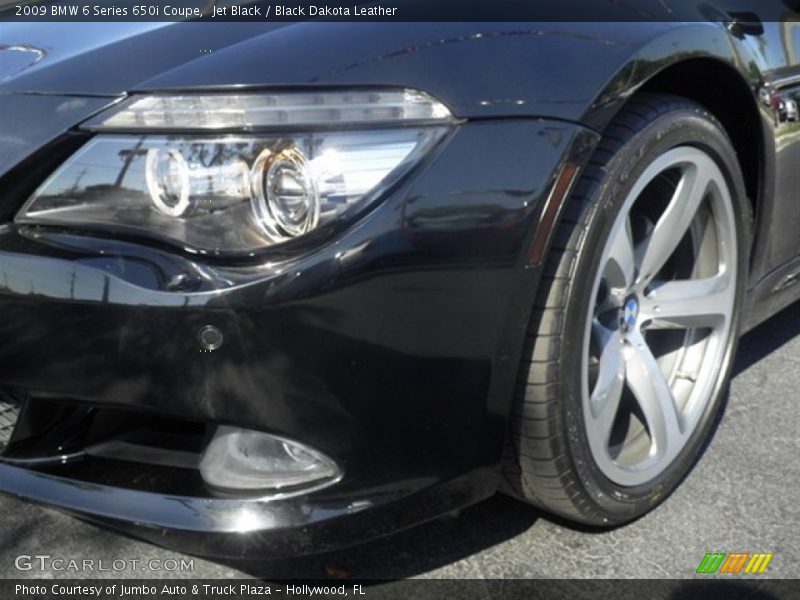 Jet Black / Black Dakota Leather 2009 BMW 6 Series 650i Coupe