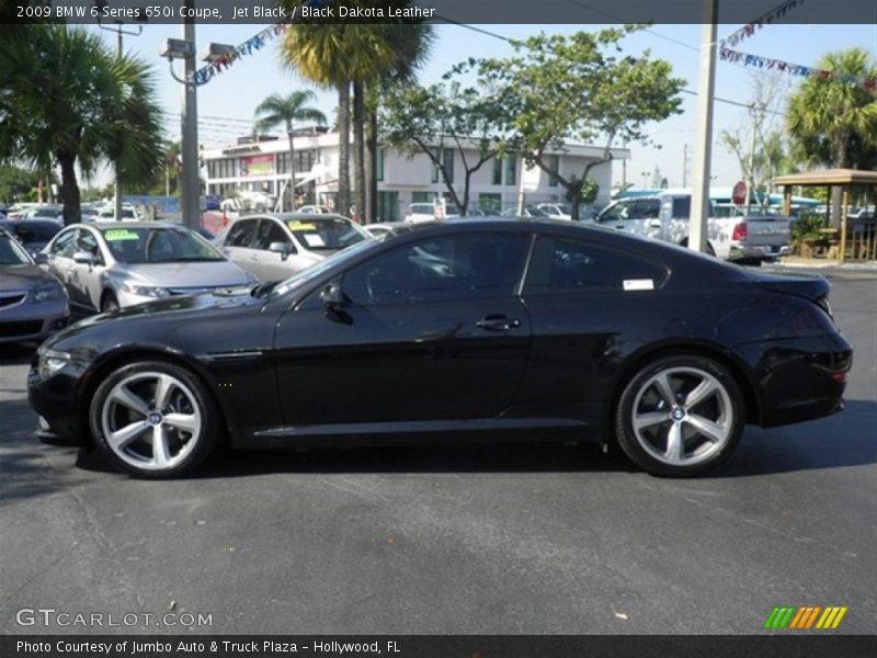 Jet Black / Black Dakota Leather 2009 BMW 6 Series 650i Coupe