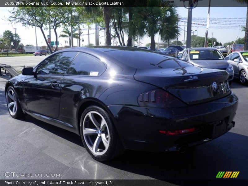 Jet Black / Black Dakota Leather 2009 BMW 6 Series 650i Coupe