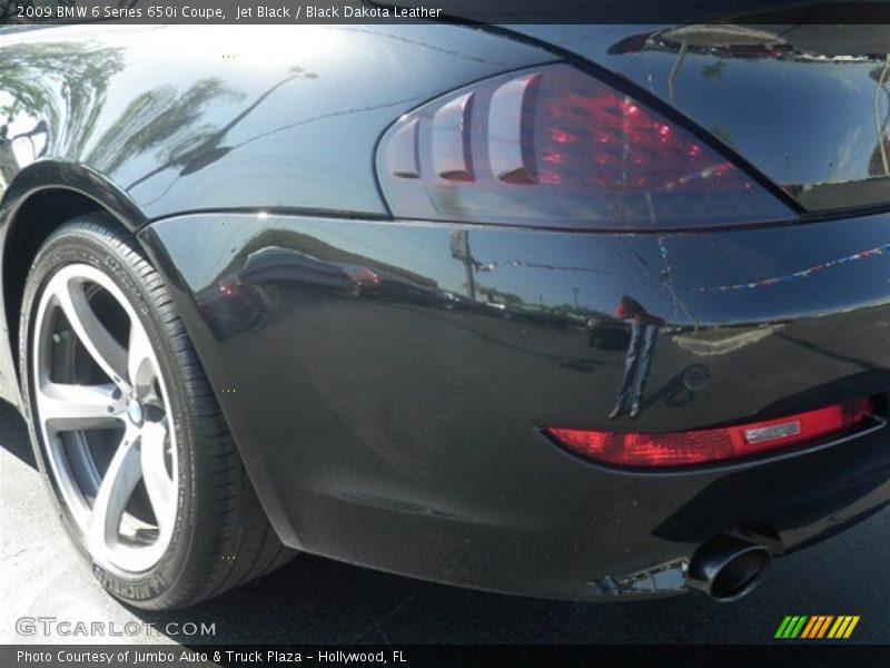 Jet Black / Black Dakota Leather 2009 BMW 6 Series 650i Coupe