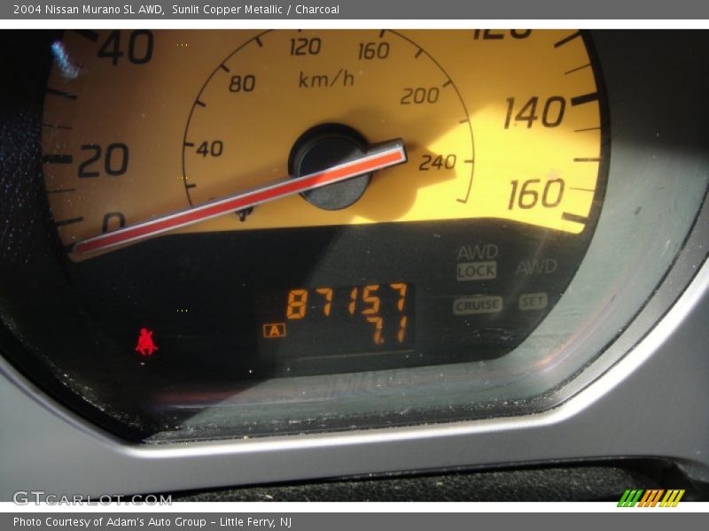 Sunlit Copper Metallic / Charcoal 2004 Nissan Murano SL AWD