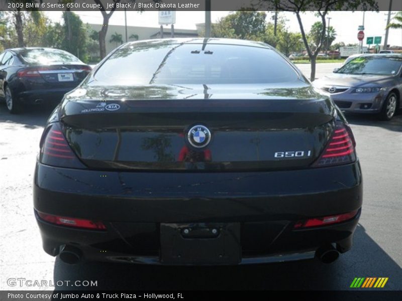 Jet Black / Black Dakota Leather 2009 BMW 6 Series 650i Coupe