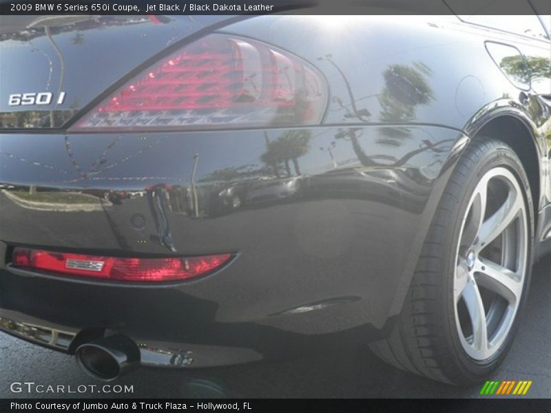 Jet Black / Black Dakota Leather 2009 BMW 6 Series 650i Coupe