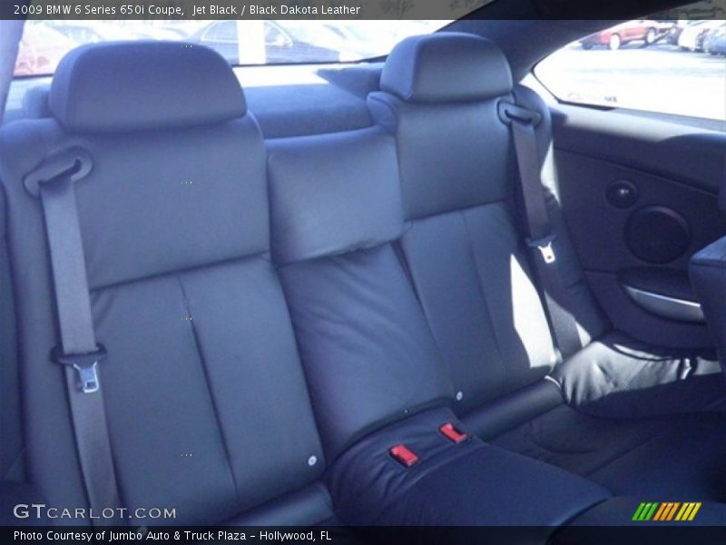 Jet Black / Black Dakota Leather 2009 BMW 6 Series 650i Coupe