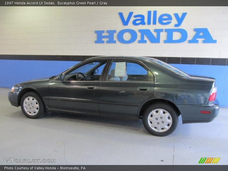 Eucalyptus Green Pearl / Gray 1997 Honda Accord LX Sedan