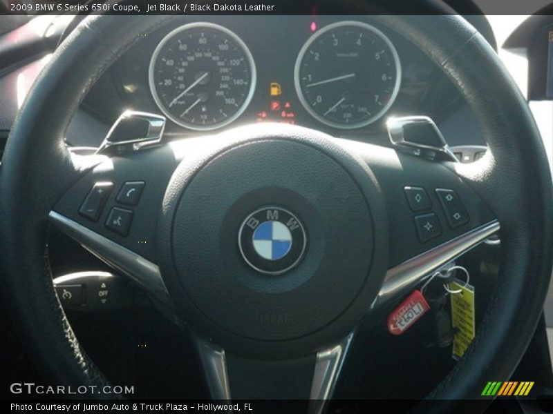 Jet Black / Black Dakota Leather 2009 BMW 6 Series 650i Coupe