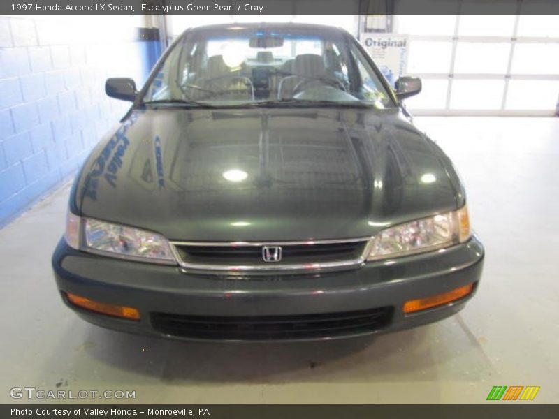 Eucalyptus Green Pearl / Gray 1997 Honda Accord LX Sedan