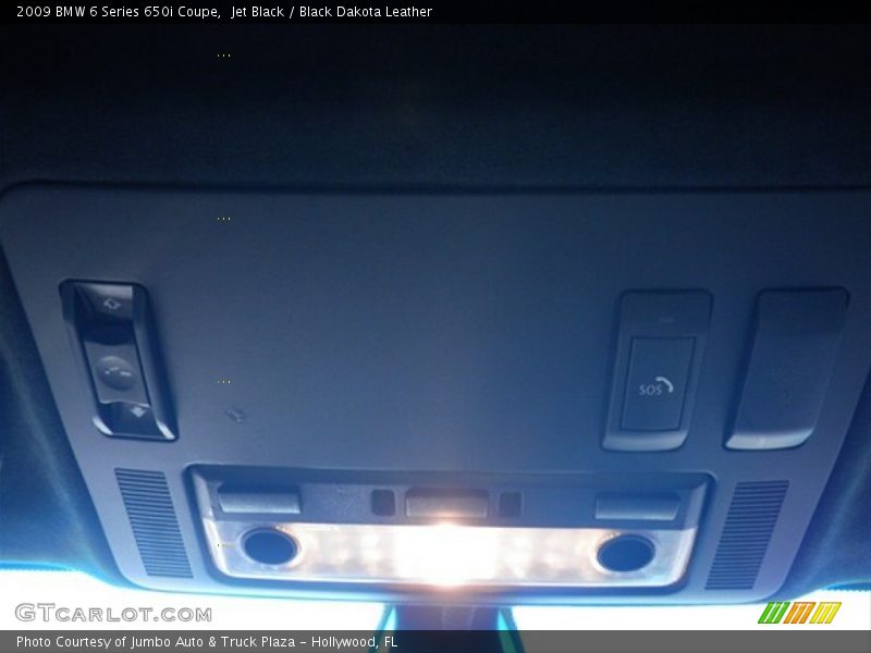 Jet Black / Black Dakota Leather 2009 BMW 6 Series 650i Coupe