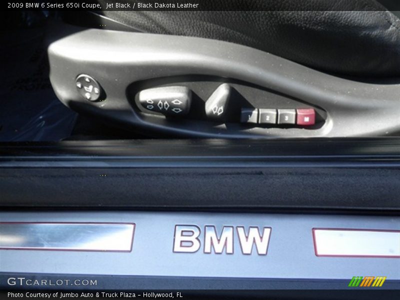 Jet Black / Black Dakota Leather 2009 BMW 6 Series 650i Coupe