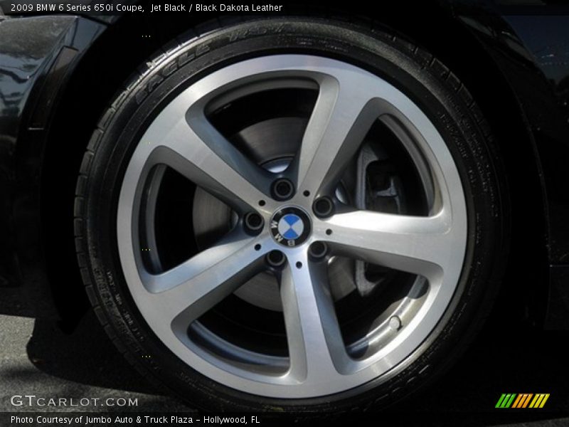 Jet Black / Black Dakota Leather 2009 BMW 6 Series 650i Coupe