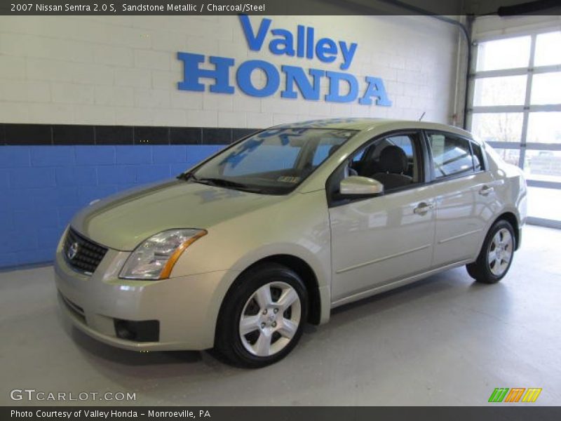 Sandstone Metallic / Charcoal/Steel 2007 Nissan Sentra 2.0 S