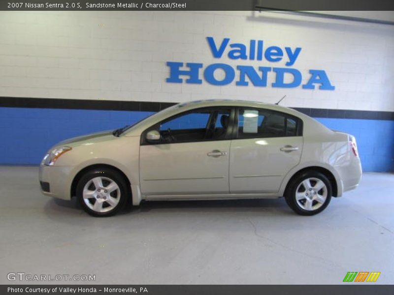 Sandstone Metallic / Charcoal/Steel 2007 Nissan Sentra 2.0 S