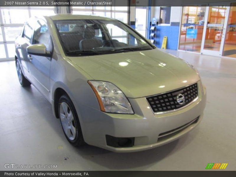 Sandstone Metallic / Charcoal/Steel 2007 Nissan Sentra 2.0 S