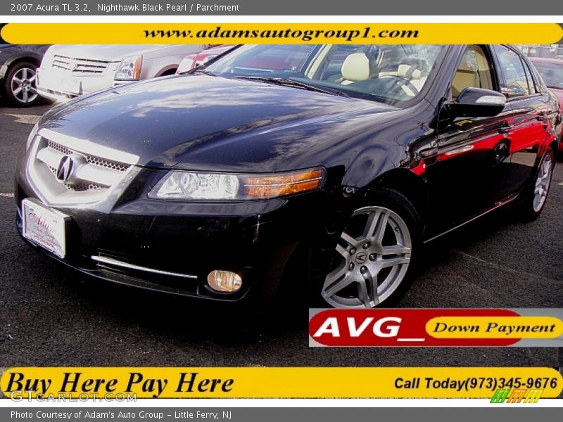 Nighthawk Black Pearl / Parchment 2007 Acura TL 3.2