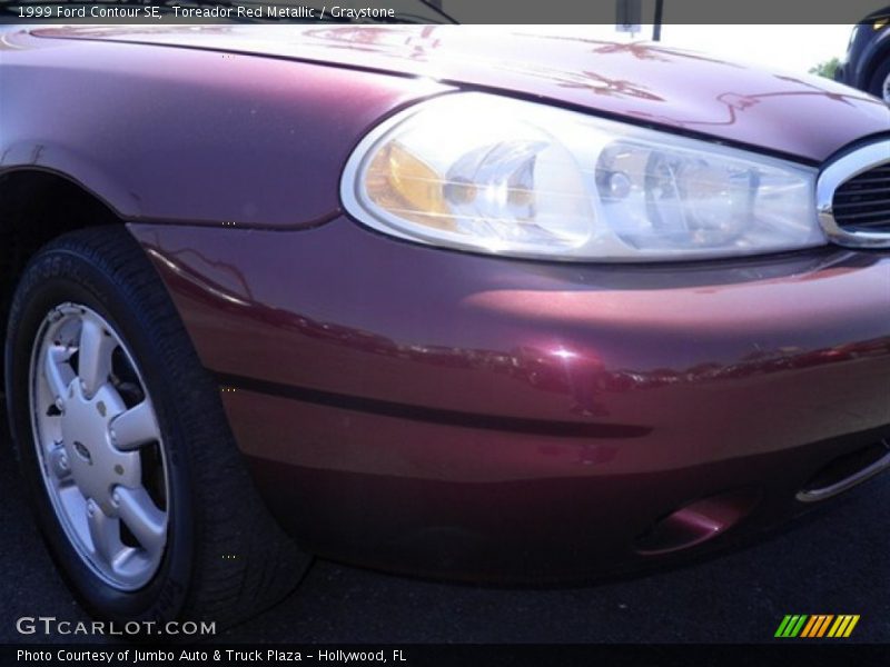 Toreador Red Metallic / Graystone 1999 Ford Contour SE