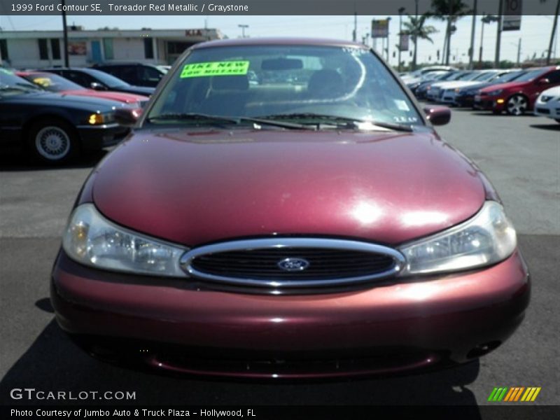 Toreador Red Metallic / Graystone 1999 Ford Contour SE