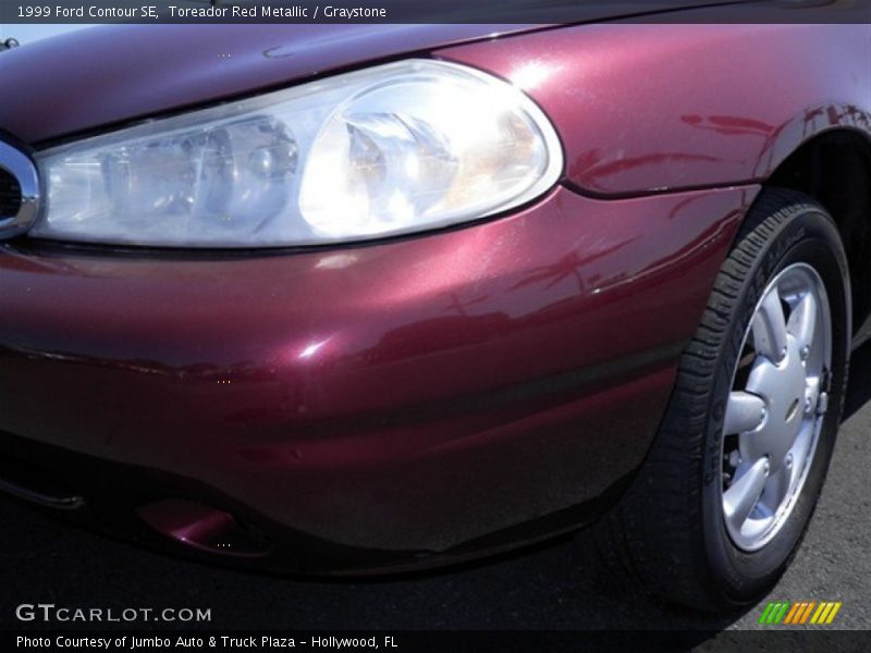 Toreador Red Metallic / Graystone 1999 Ford Contour SE