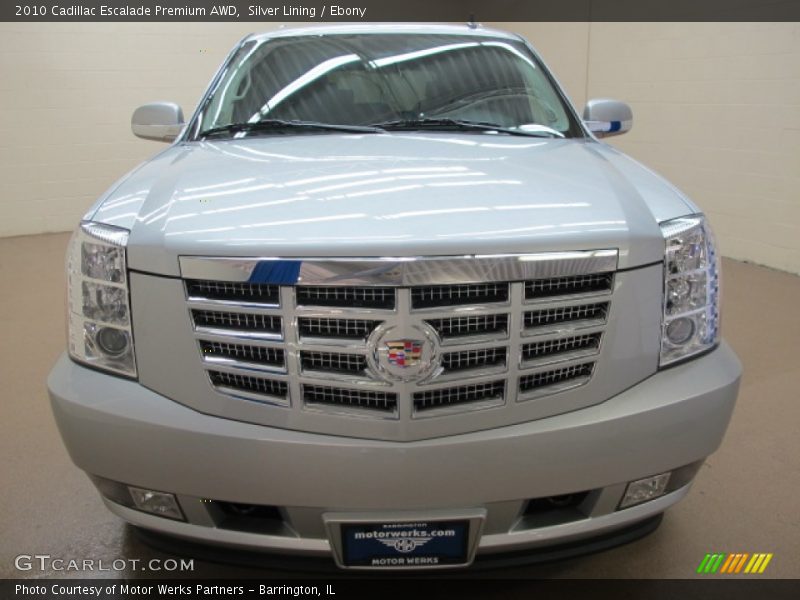 Silver Lining / Ebony 2010 Cadillac Escalade Premium AWD