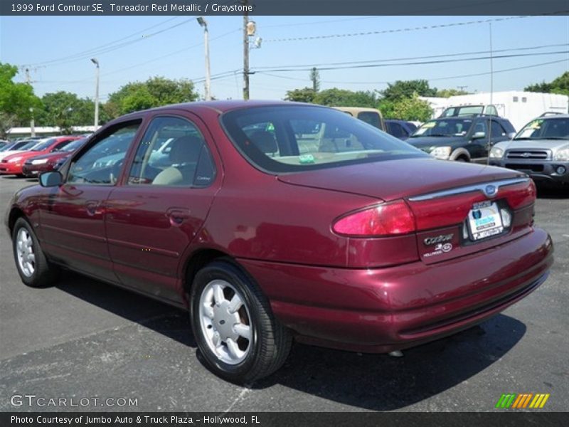 Toreador Red Metallic / Graystone 1999 Ford Contour SE
