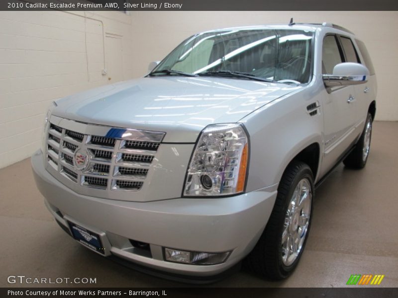 Silver Lining / Ebony 2010 Cadillac Escalade Premium AWD