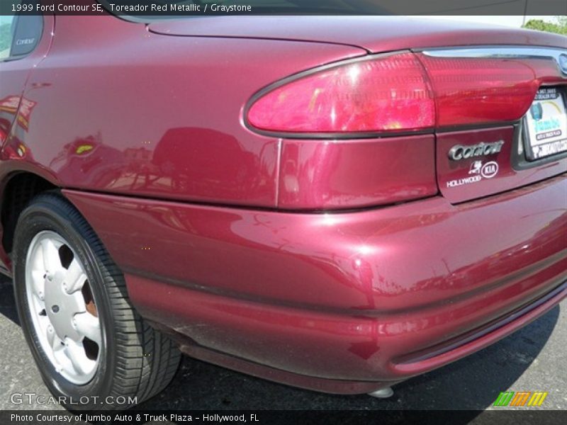 Toreador Red Metallic / Graystone 1999 Ford Contour SE