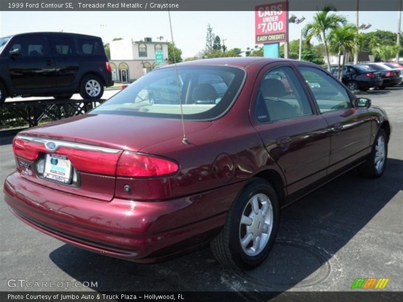Toreador Red Metallic / Graystone 1999 Ford Contour SE