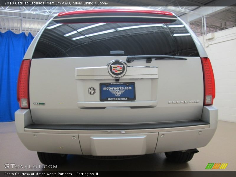 Silver Lining / Ebony 2010 Cadillac Escalade Premium AWD