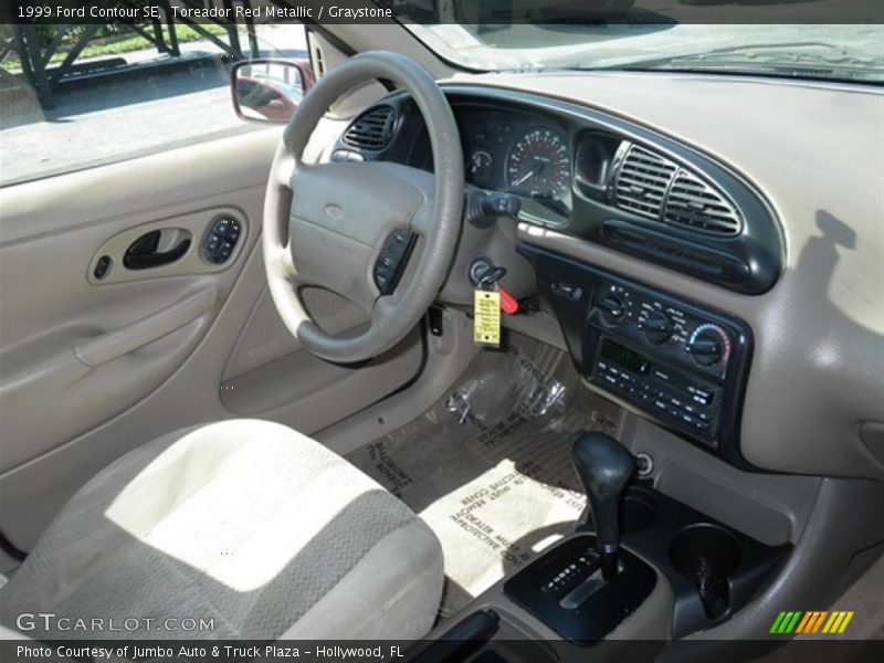 Toreador Red Metallic / Graystone 1999 Ford Contour SE