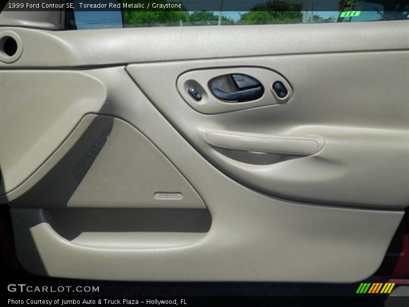 Toreador Red Metallic / Graystone 1999 Ford Contour SE