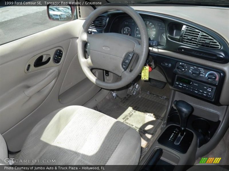 Toreador Red Metallic / Graystone 1999 Ford Contour SE