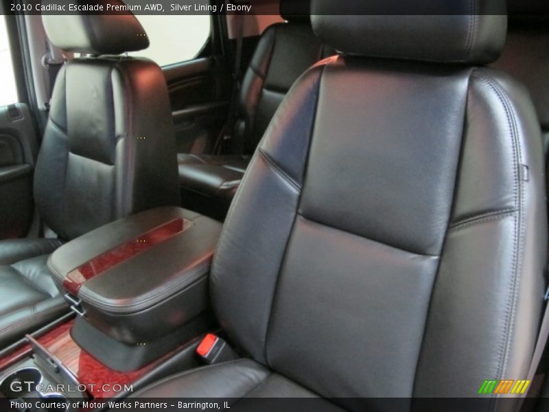 Silver Lining / Ebony 2010 Cadillac Escalade Premium AWD