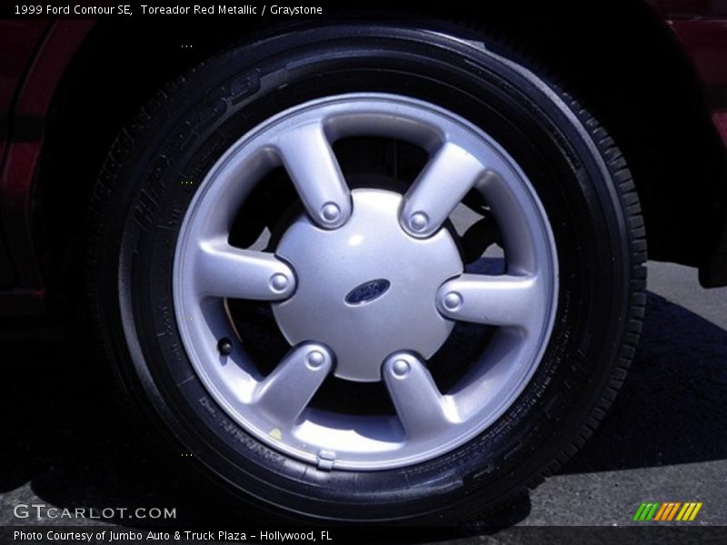 Toreador Red Metallic / Graystone 1999 Ford Contour SE