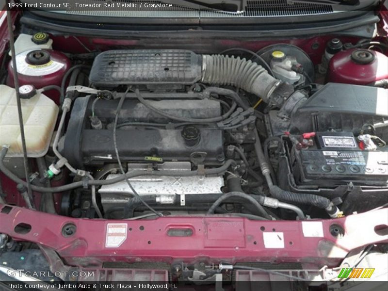 Toreador Red Metallic / Graystone 1999 Ford Contour SE