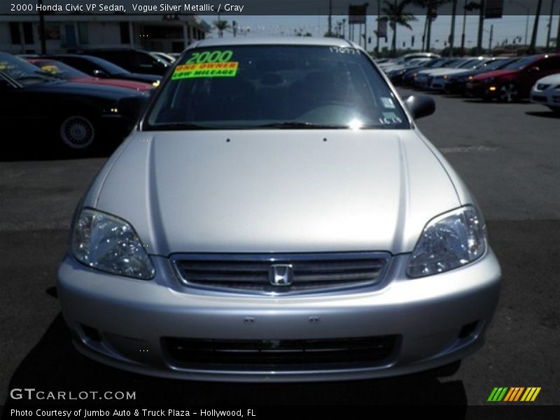 Vogue Silver Metallic / Gray 2000 Honda Civic VP Sedan