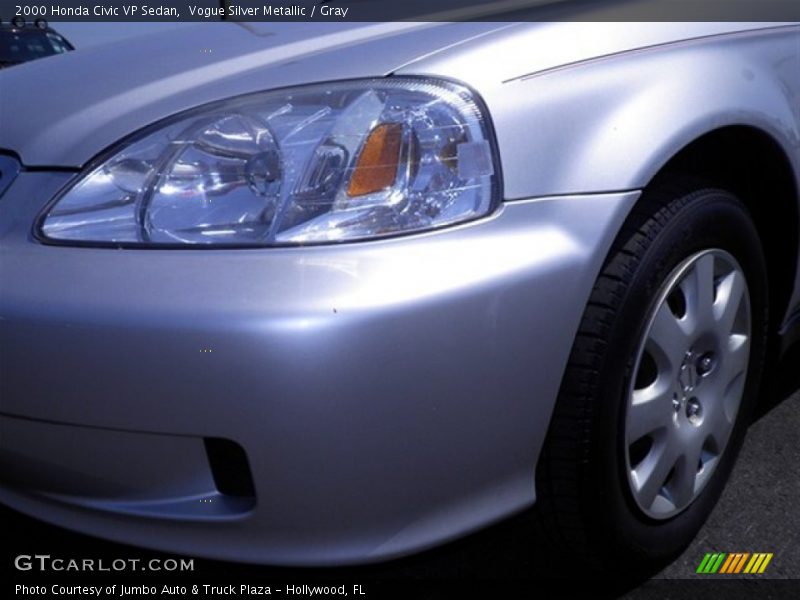 Vogue Silver Metallic / Gray 2000 Honda Civic VP Sedan