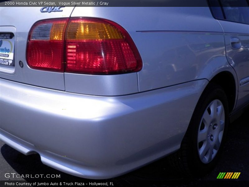 Vogue Silver Metallic / Gray 2000 Honda Civic VP Sedan