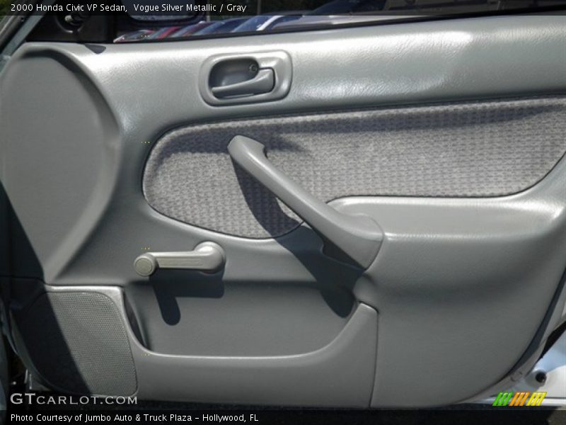 Vogue Silver Metallic / Gray 2000 Honda Civic VP Sedan