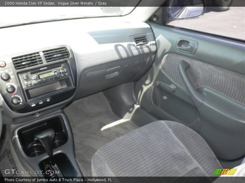 Vogue Silver Metallic / Gray 2000 Honda Civic VP Sedan