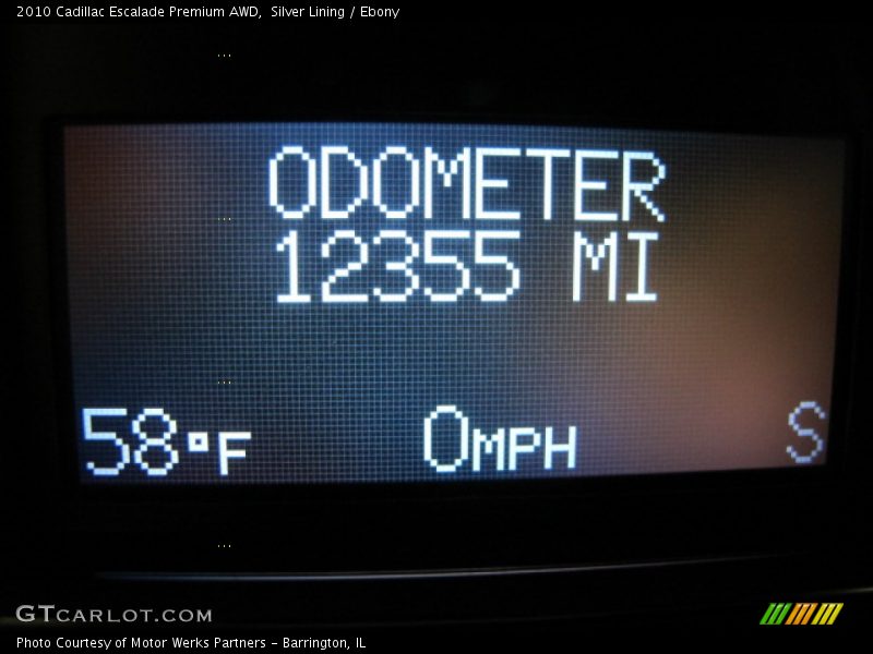 Silver Lining / Ebony 2010 Cadillac Escalade Premium AWD