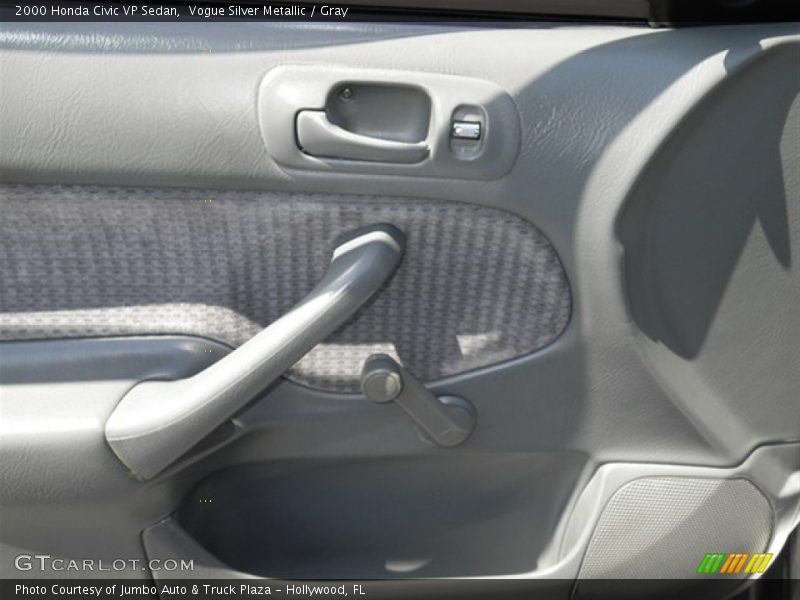 Vogue Silver Metallic / Gray 2000 Honda Civic VP Sedan