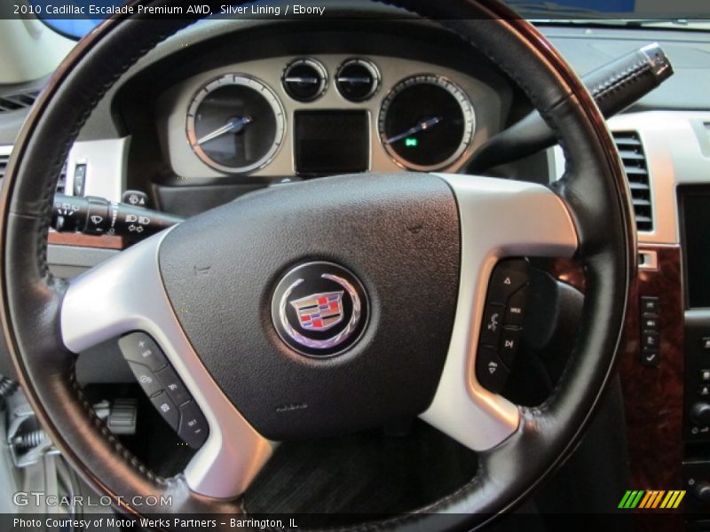 Silver Lining / Ebony 2010 Cadillac Escalade Premium AWD