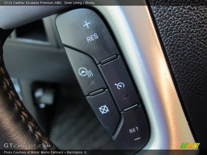 Silver Lining / Ebony 2010 Cadillac Escalade Premium AWD