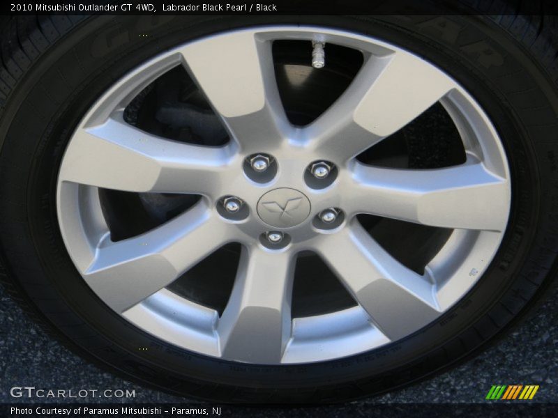 Labrador Black Pearl / Black 2010 Mitsubishi Outlander GT 4WD