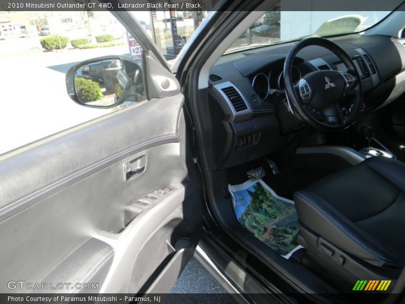 Labrador Black Pearl / Black 2010 Mitsubishi Outlander GT 4WD