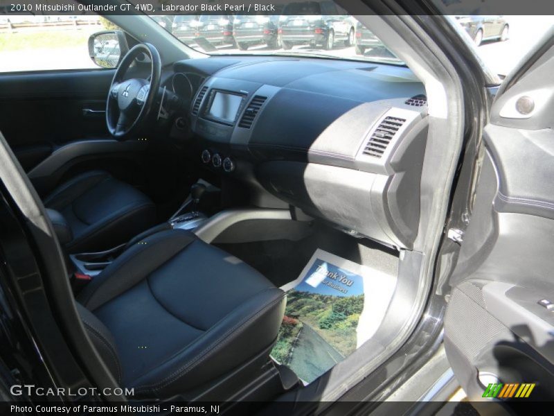 Labrador Black Pearl / Black 2010 Mitsubishi Outlander GT 4WD